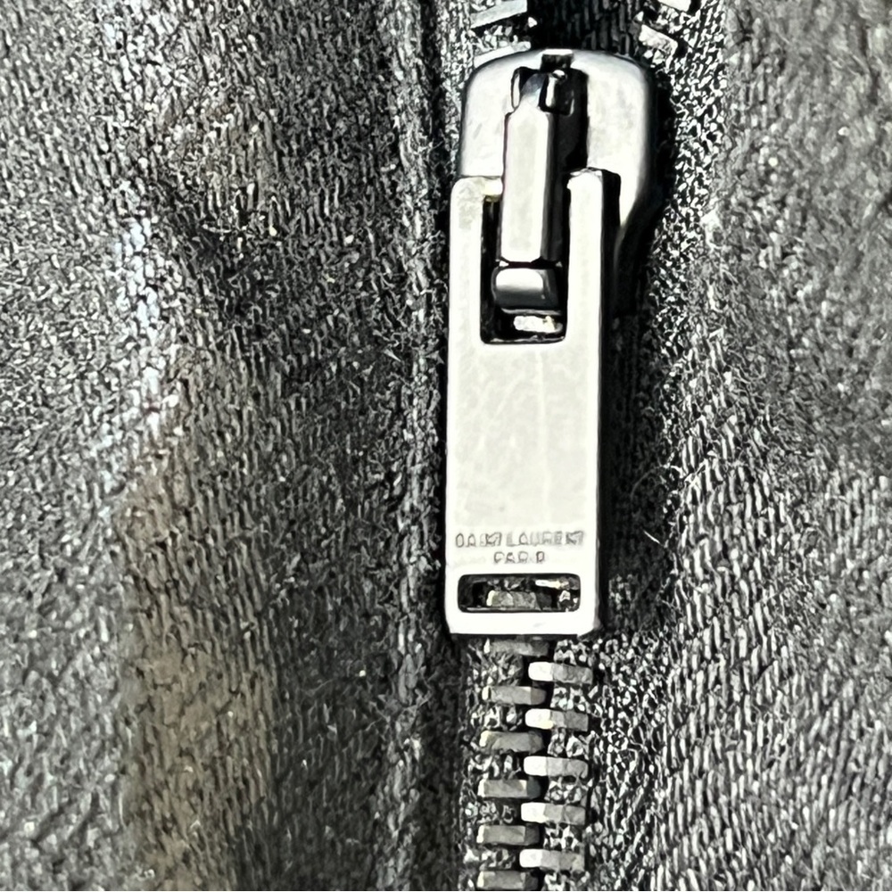 SAINT LAURENT Paris Coated Black Skinny Jeans 29 Made in Japan Luxe Rock Chic - Picture 12 of 15